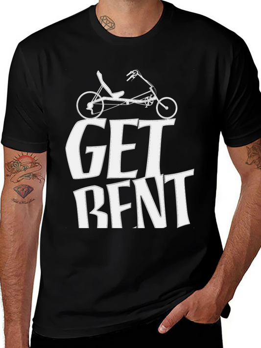 Camiseta Negra Get Bent Ciclismo Reclinado