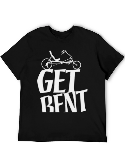 Camiseta Negra Get Bent Ciclismo Reclinado