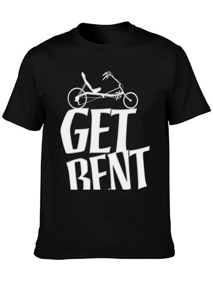 Camiseta Negra Get Bent Ciclismo Reclinado