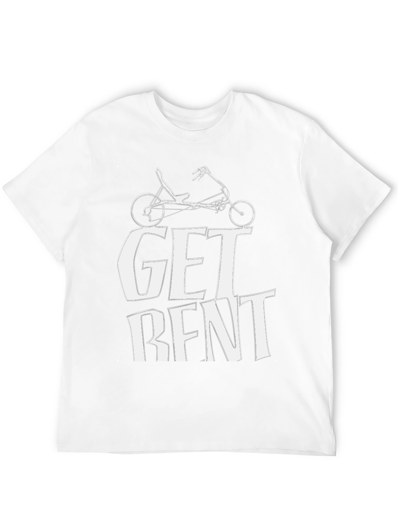 Camiseta Negra Get Bent Ciclismo Reclinado