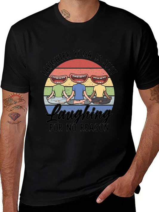 Camiseta Yoga de la Risa para Hombre