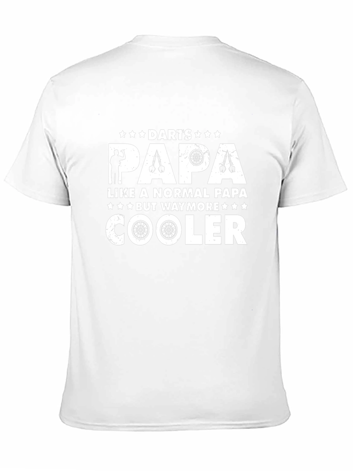 Camiseta Negra: Papá de Dardos Más Genial