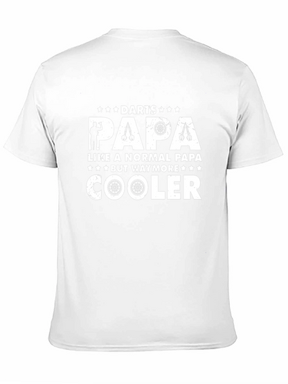 Camiseta Negra: Papá de Dardos Más Genial