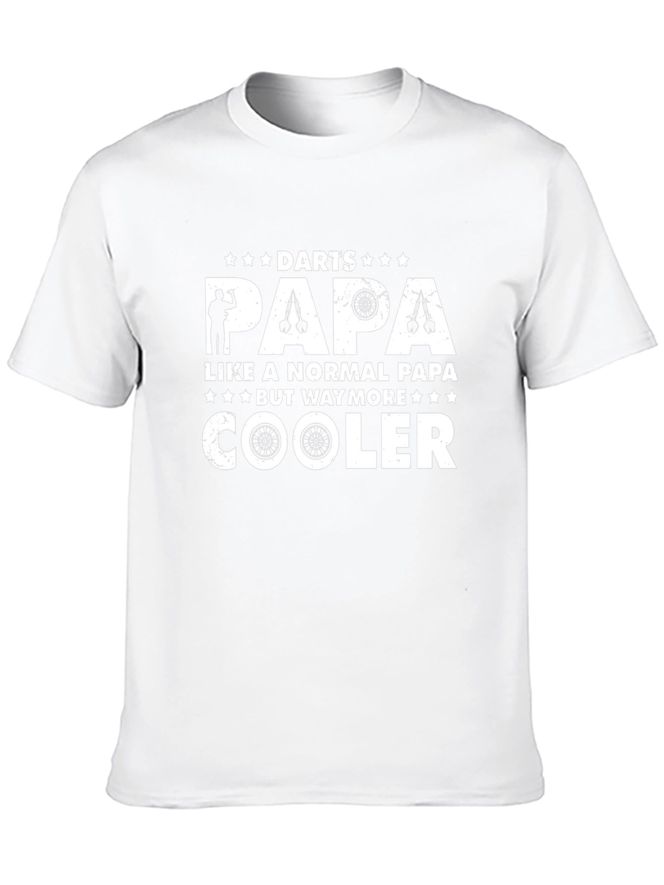 Camiseta Negra: Papá de Dardos Más Genial
