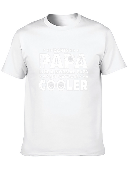 Camiseta Negra: Papá de Dardos Más Genial