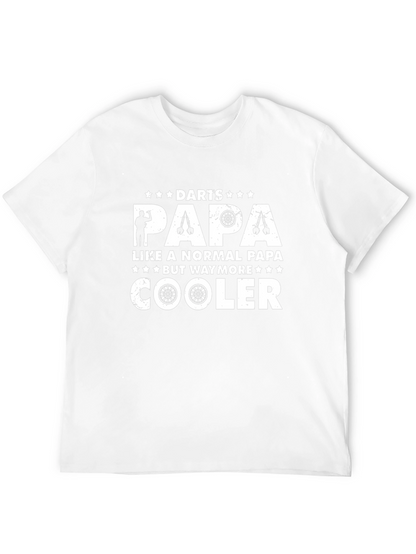 Camiseta Negra: Papá de Dardos Más Genial