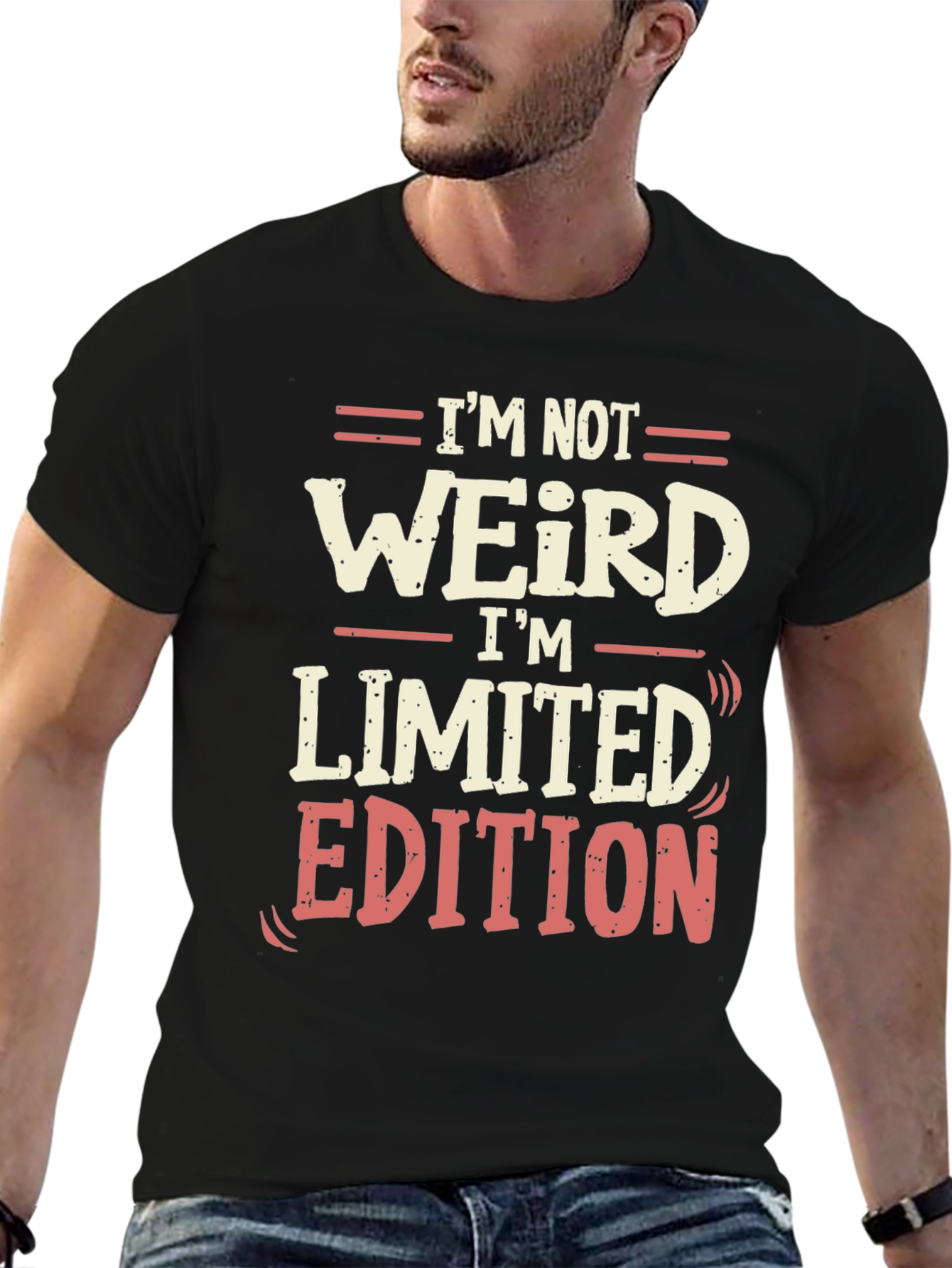 Camiseta Negra Divertida Edición Limitada