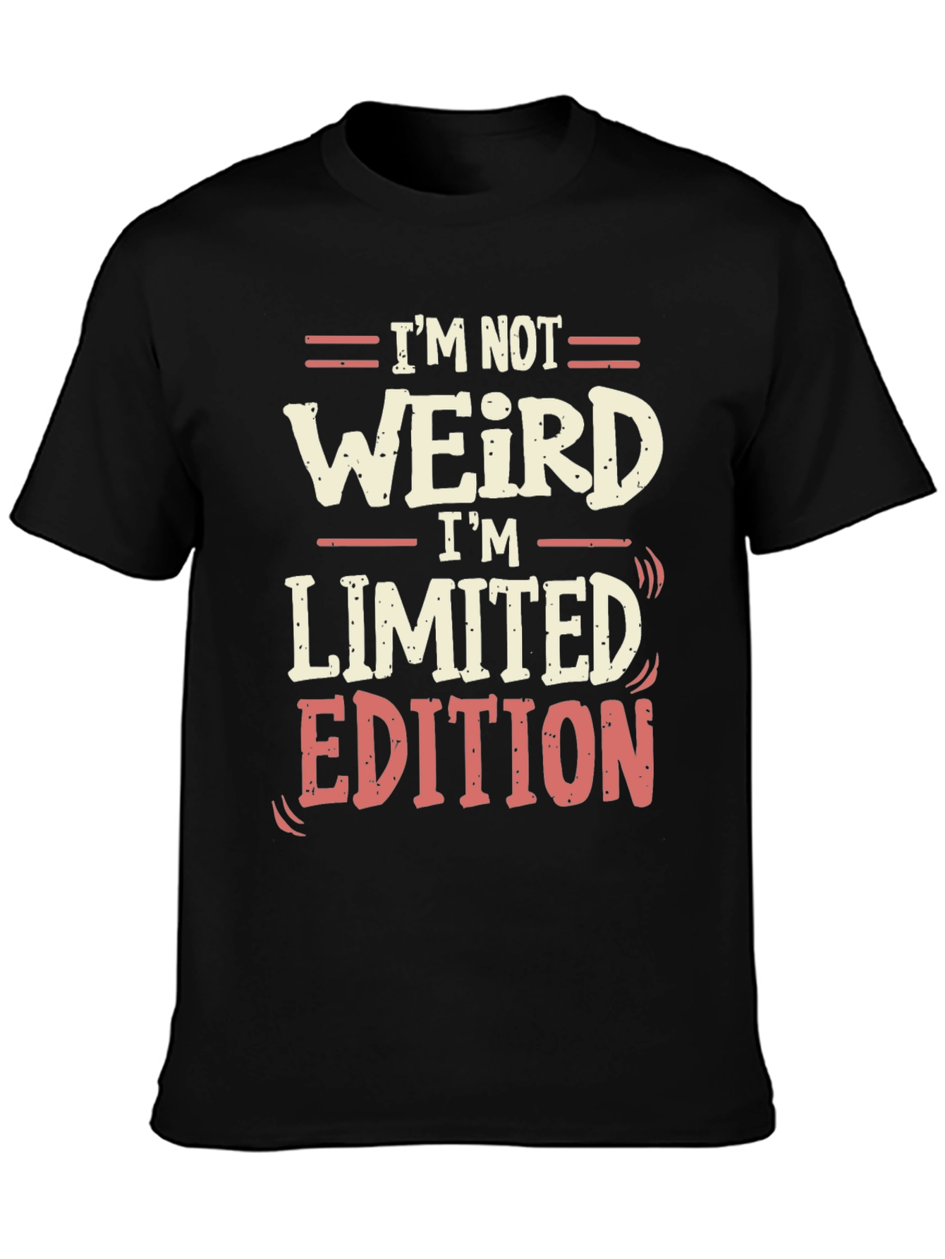 Camiseta Negra Divertida Edición Limitada