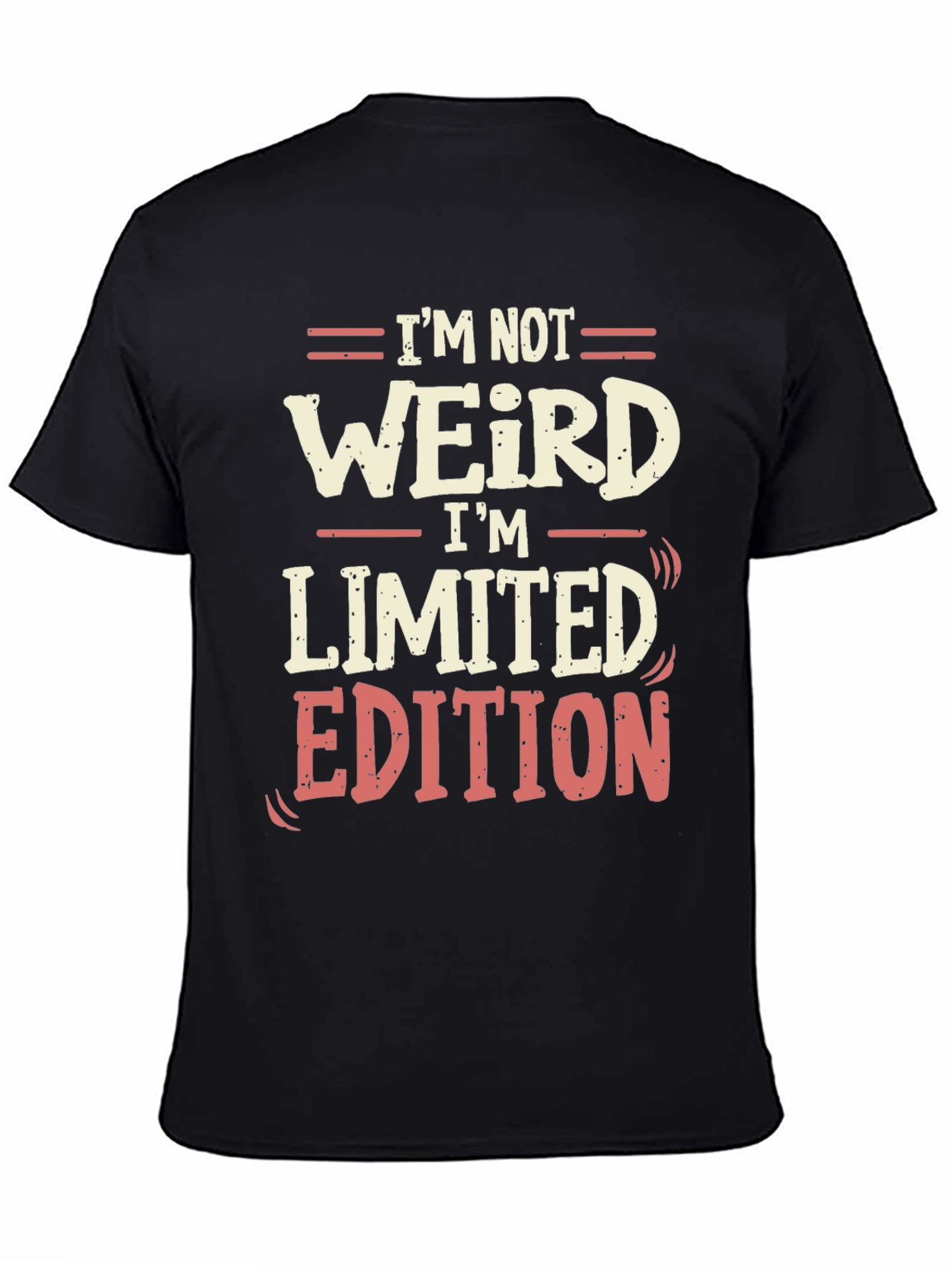 Camiseta Negra Divertida Edición Limitada