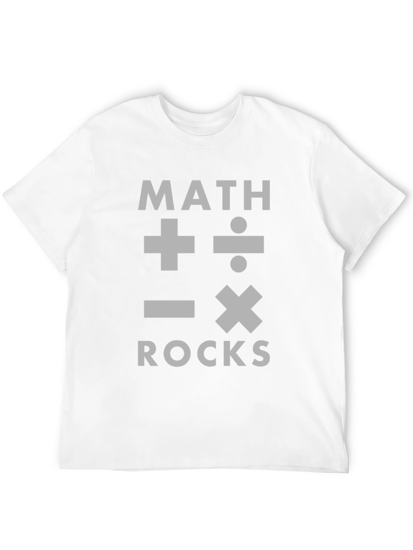 Camiseta Negra Math Rocks para Amantes de las Matemáticas