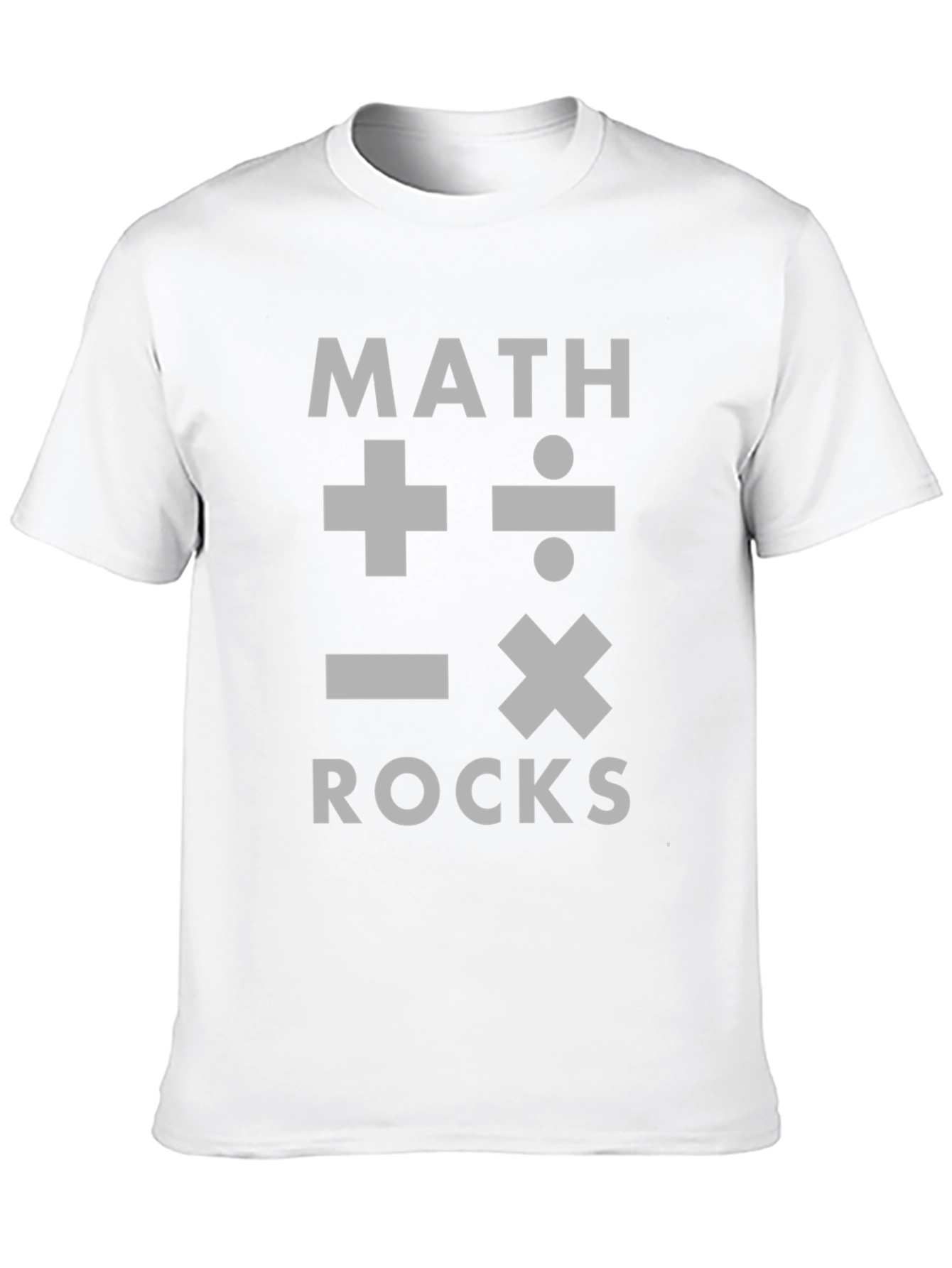 Camiseta Negra Math Rocks para Amantes de las Matemáticas