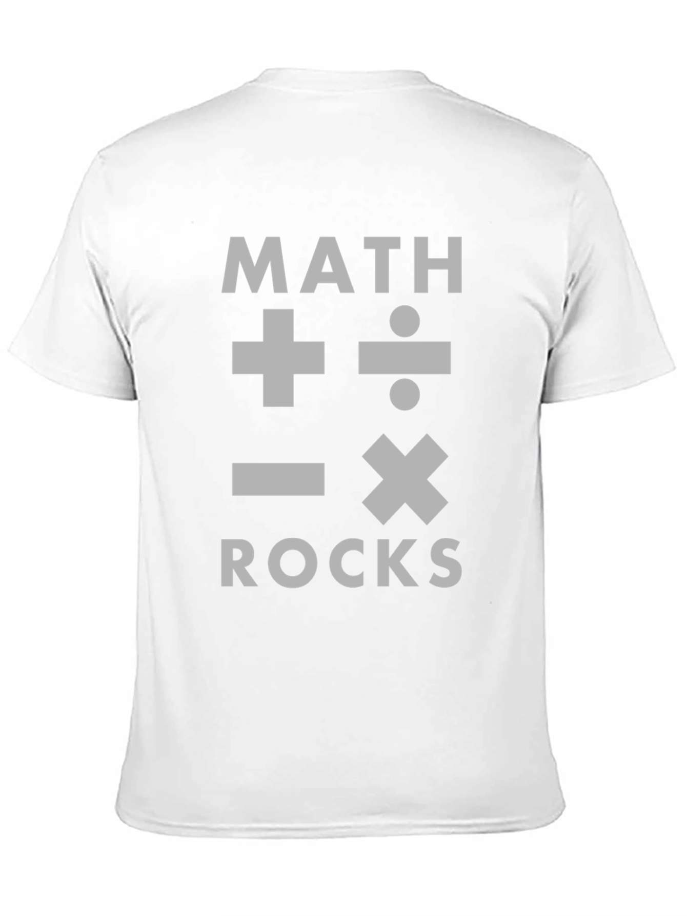Camiseta Negra Math Rocks para Amantes de las Matemáticas