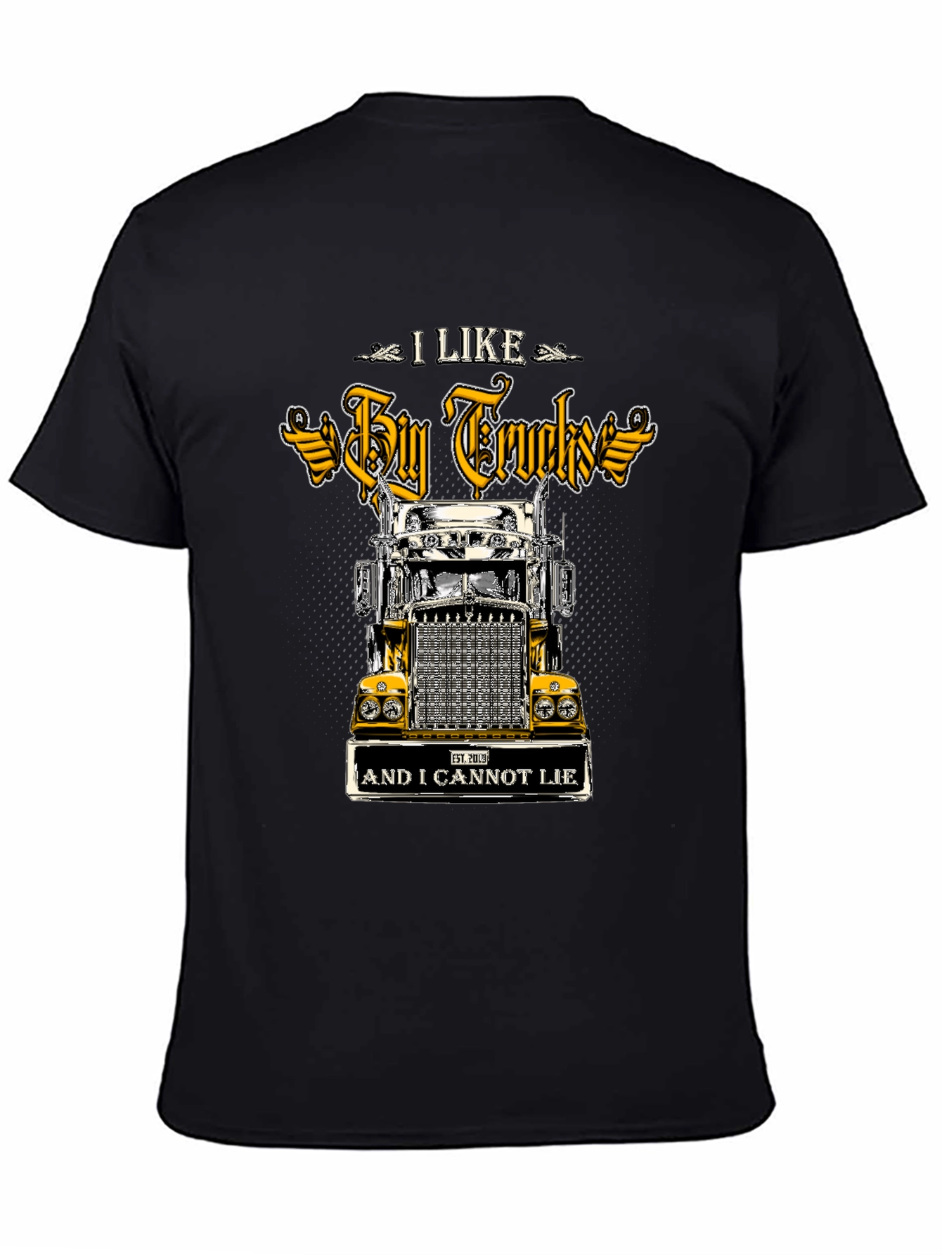 Camiseta Negra I Like Big Trucks