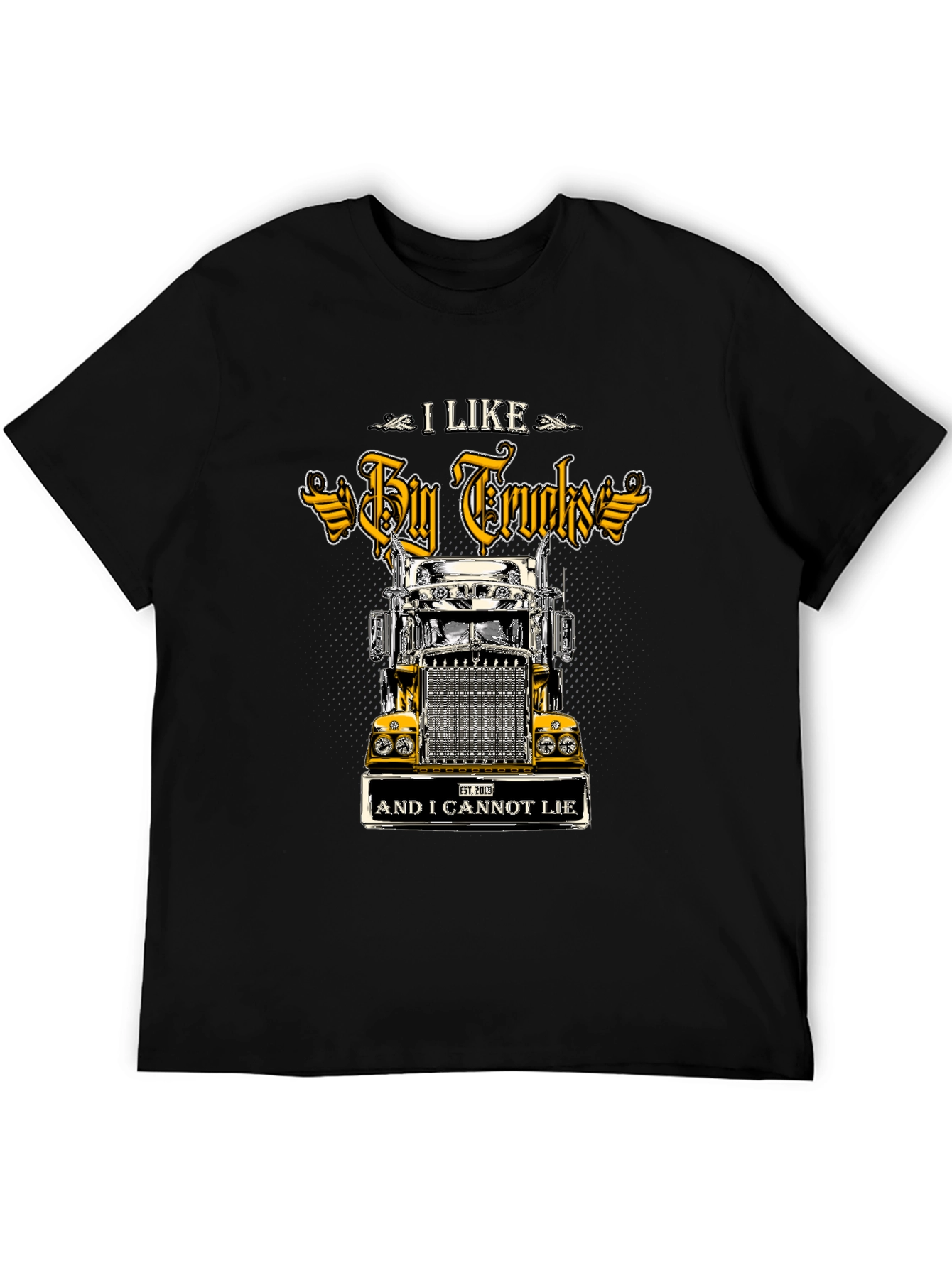 Camiseta Negra I Like Big Trucks