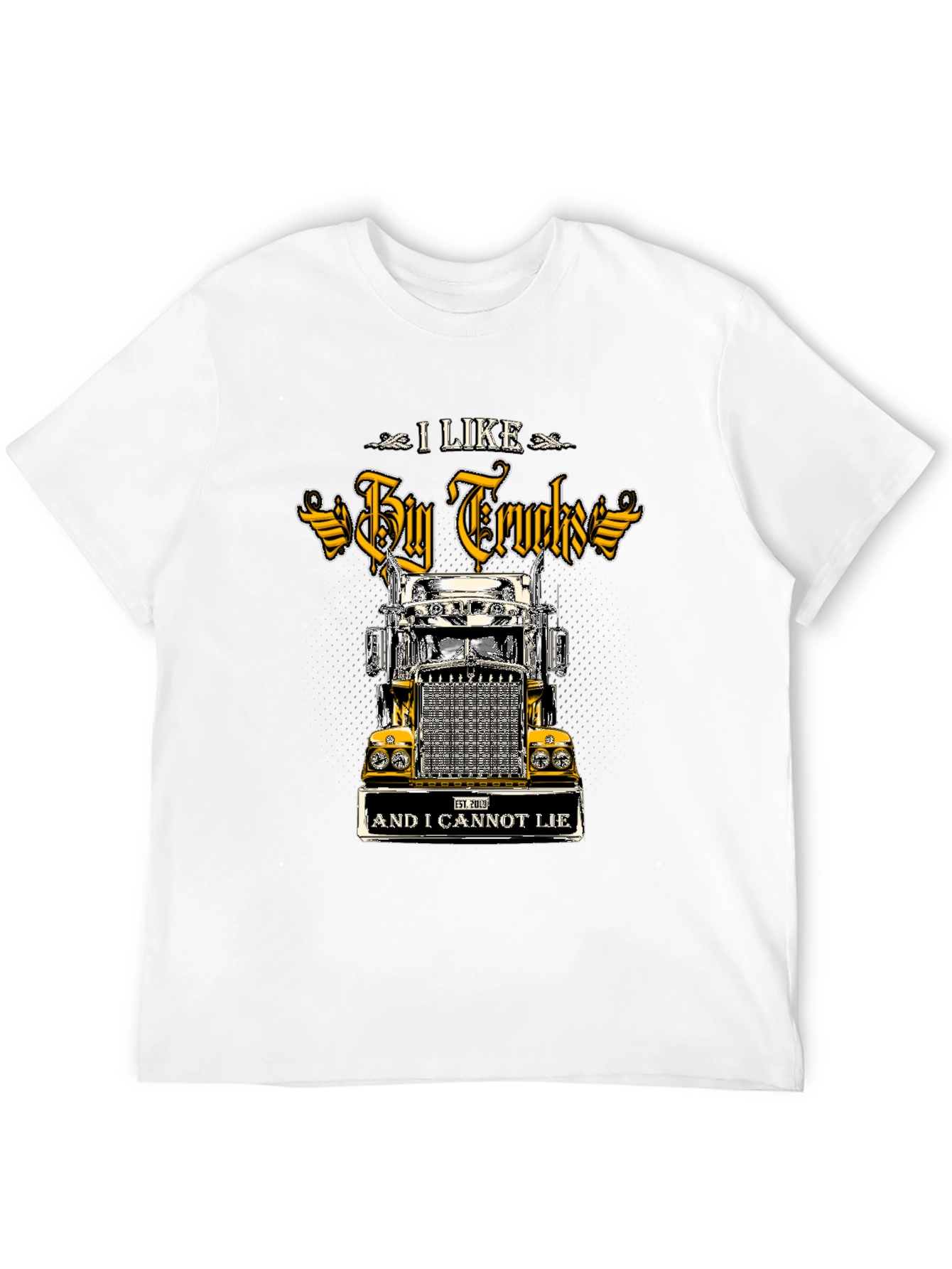 Camiseta Negra I Like Big Trucks