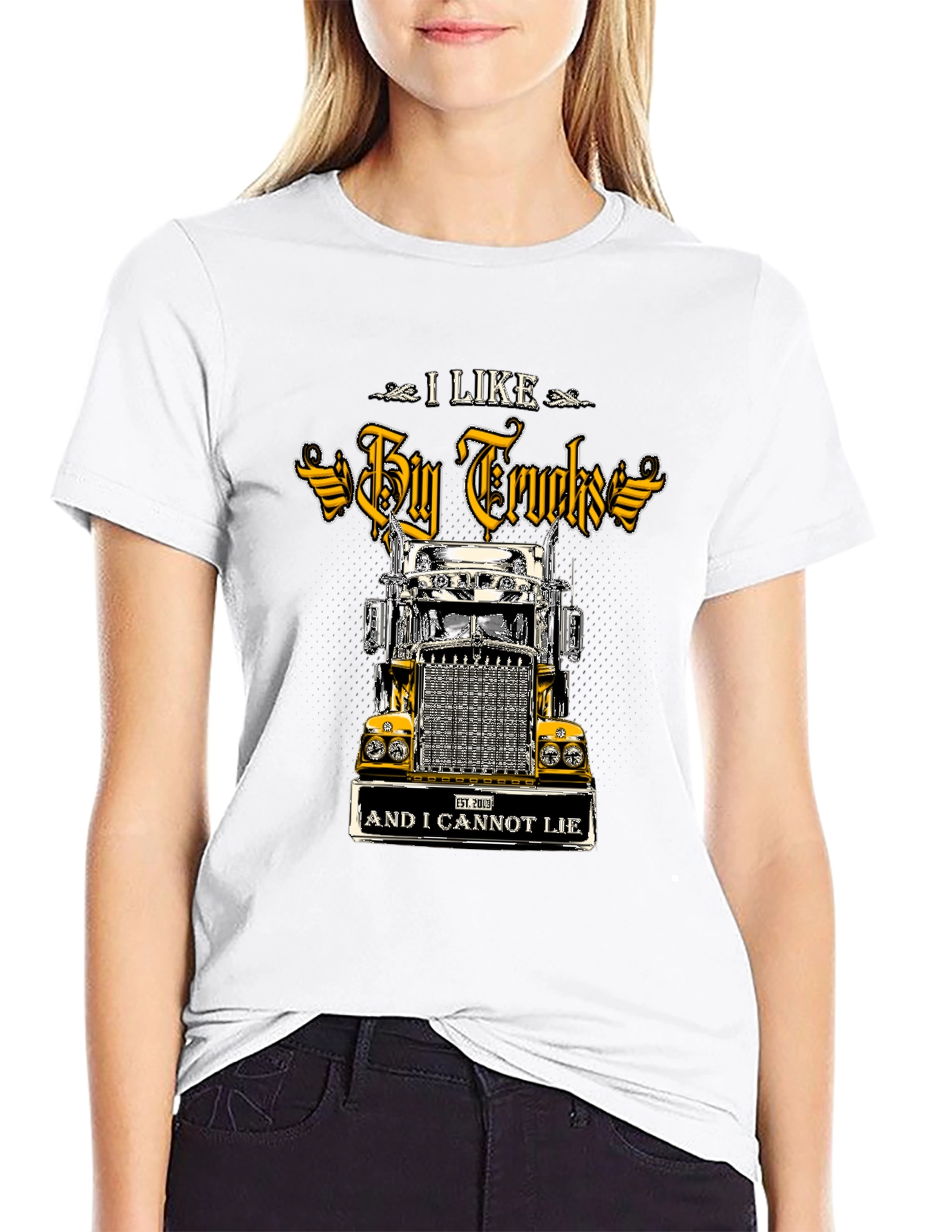 Camiseta Negra I Like Big Trucks