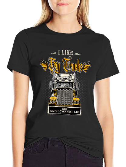 Camiseta Negra I Like Big Trucks