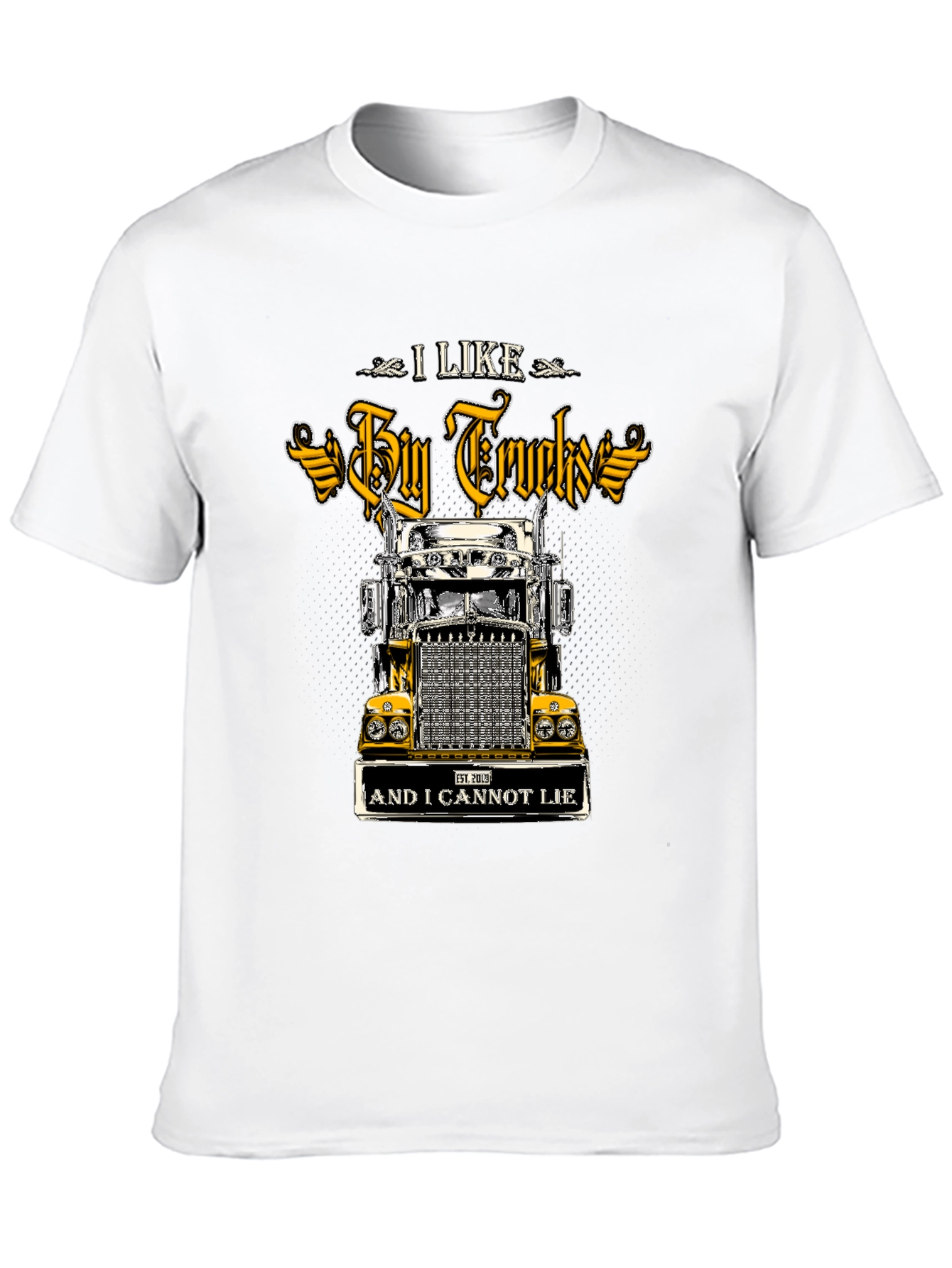 Camiseta Negra I Like Big Trucks