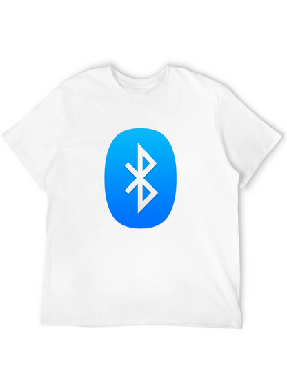 Camiseta Negra con Logo Bluetooth