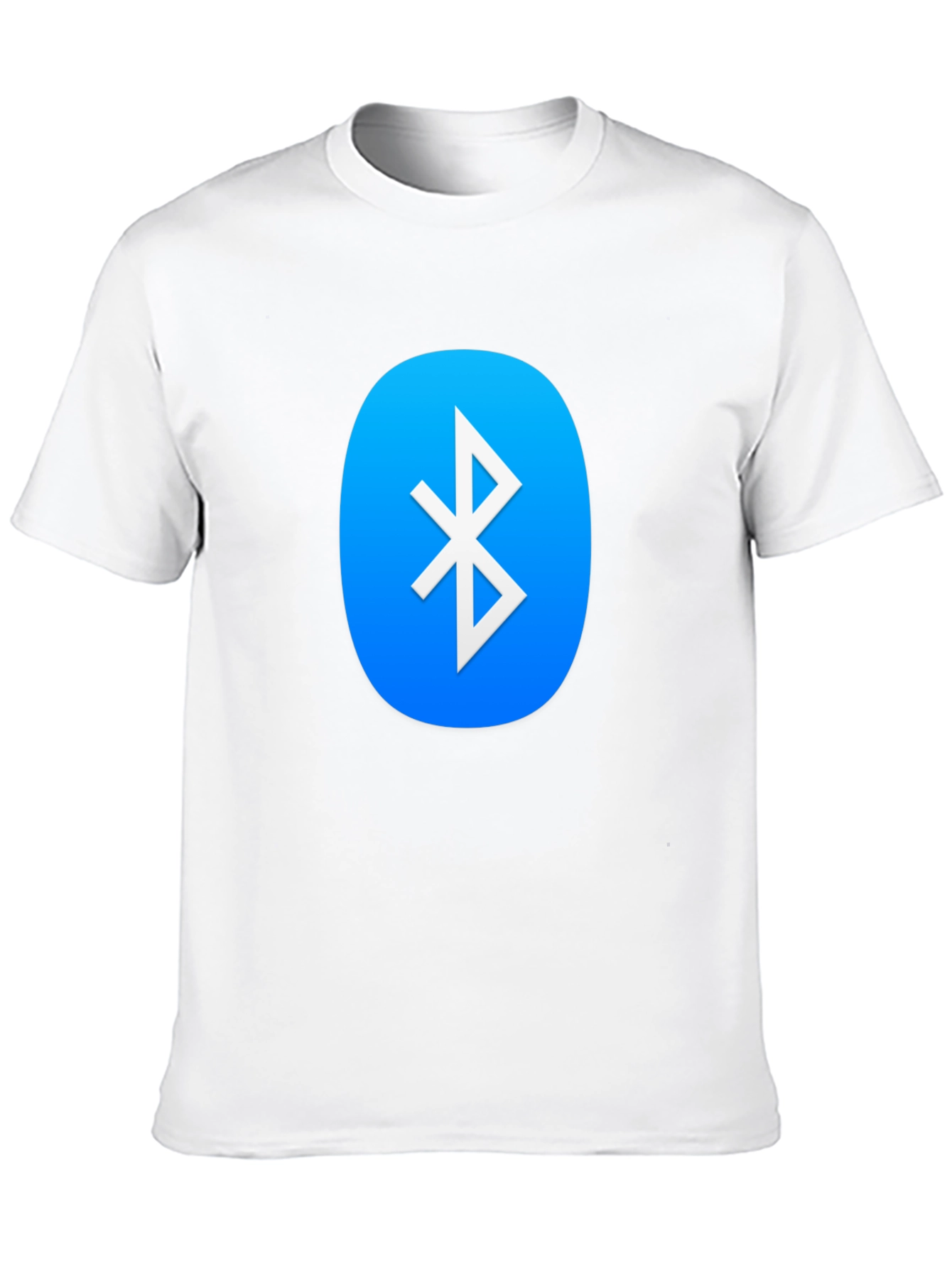 Camiseta Negra con Logo Bluetooth