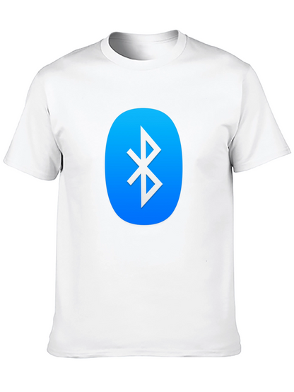 Camiseta Negra con Logo Bluetooth