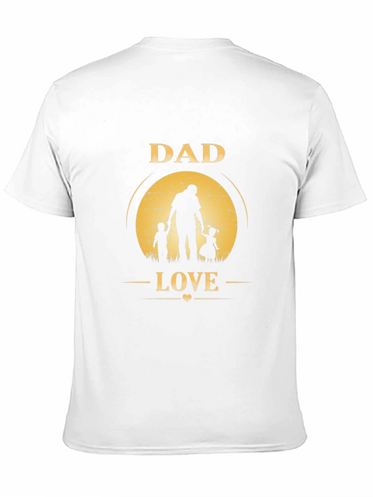 Camiseta Negra Dad Love para Hombre