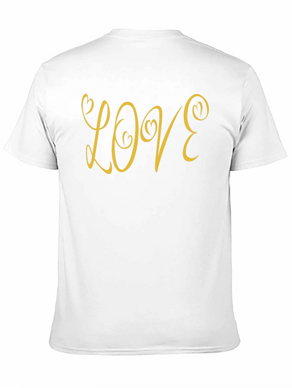 Camiseta Negra Love con Diseño Corazón