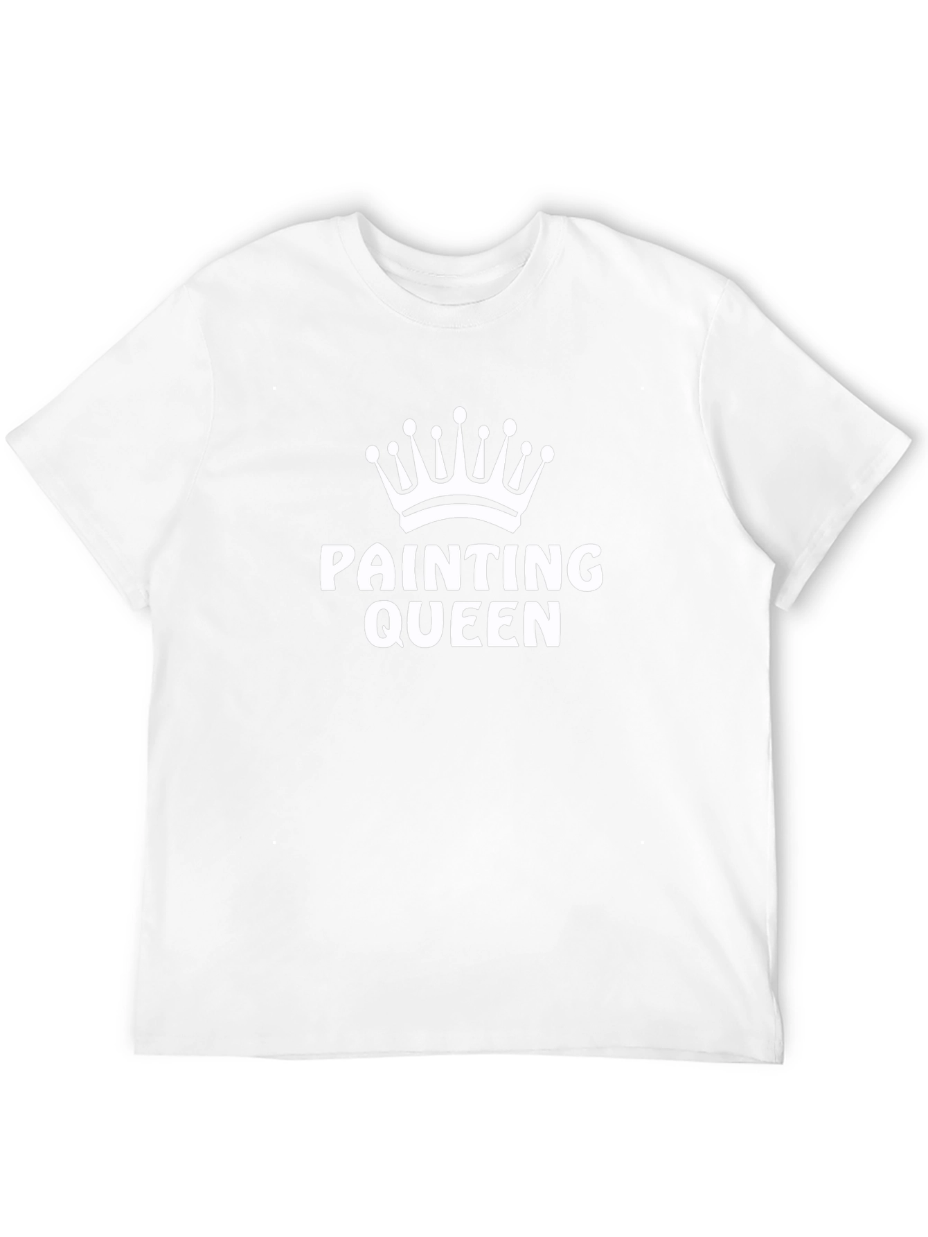 Camiseta Negra Painting Queen con Corona