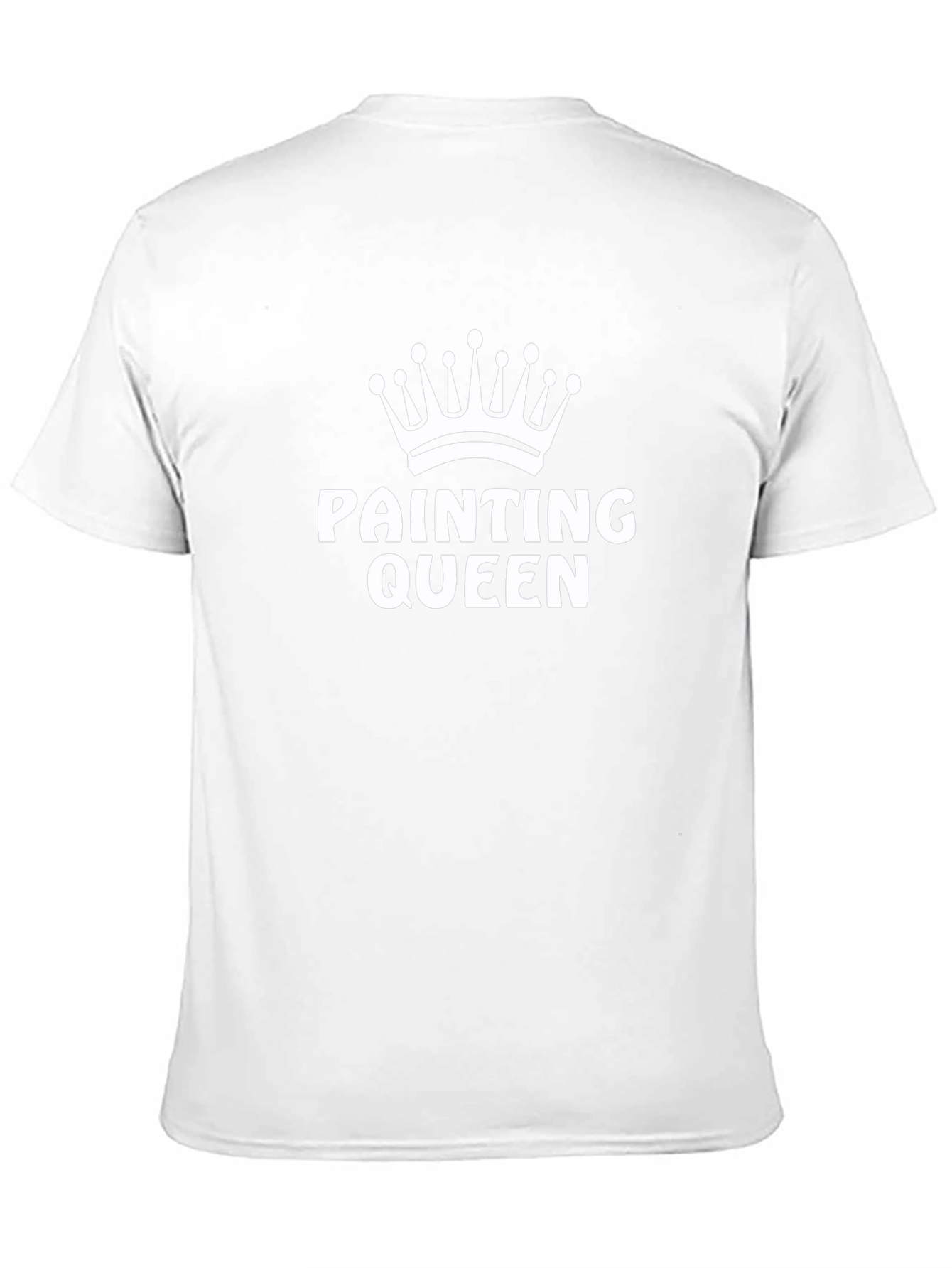 Camiseta Negra Painting Queen con Corona