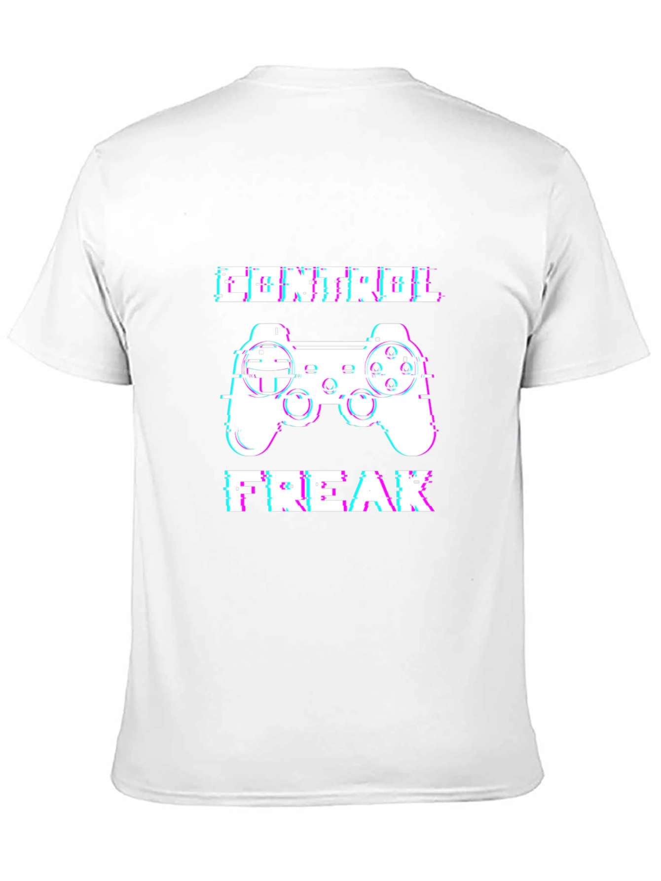 Camiseta Negra Control Freak Gamer