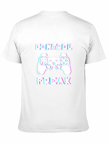 Camiseta Negra Control Freak Gamer