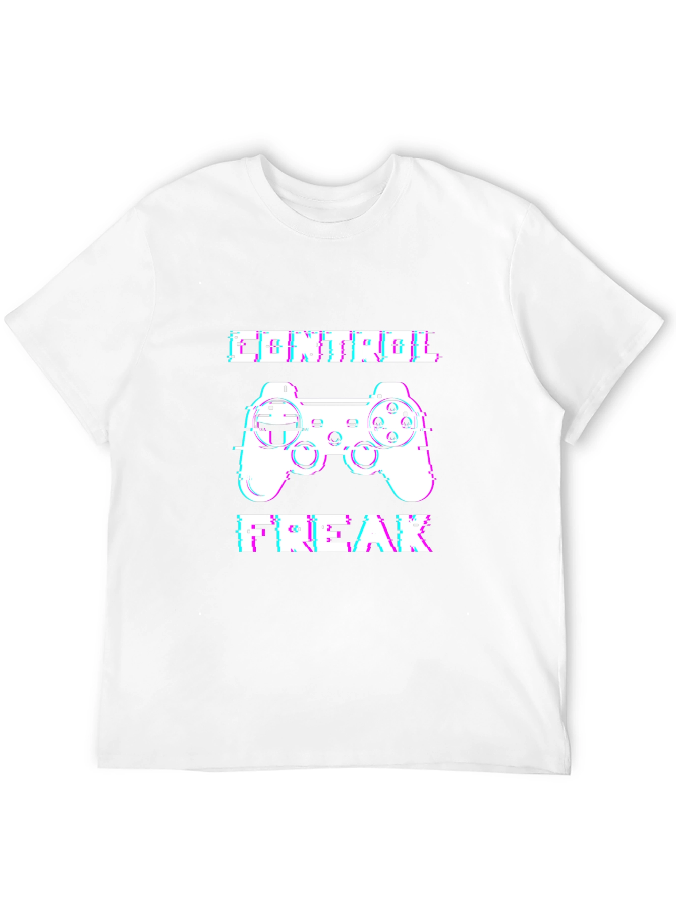 Camiseta Negra Control Freak Gamer