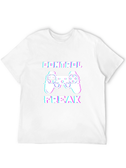 Camiseta Negra Control Freak Gamer
