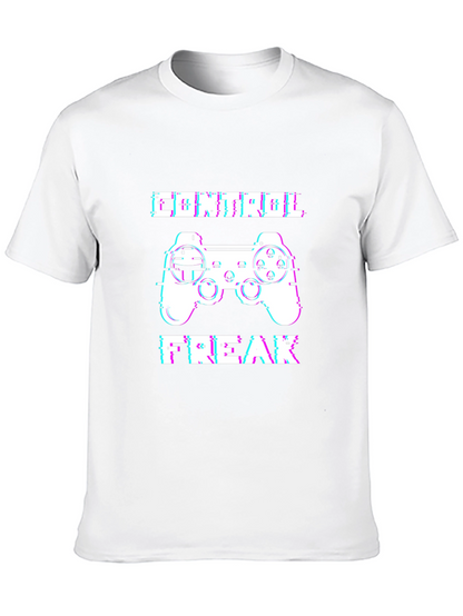 Camiseta Negra Control Freak Gamer