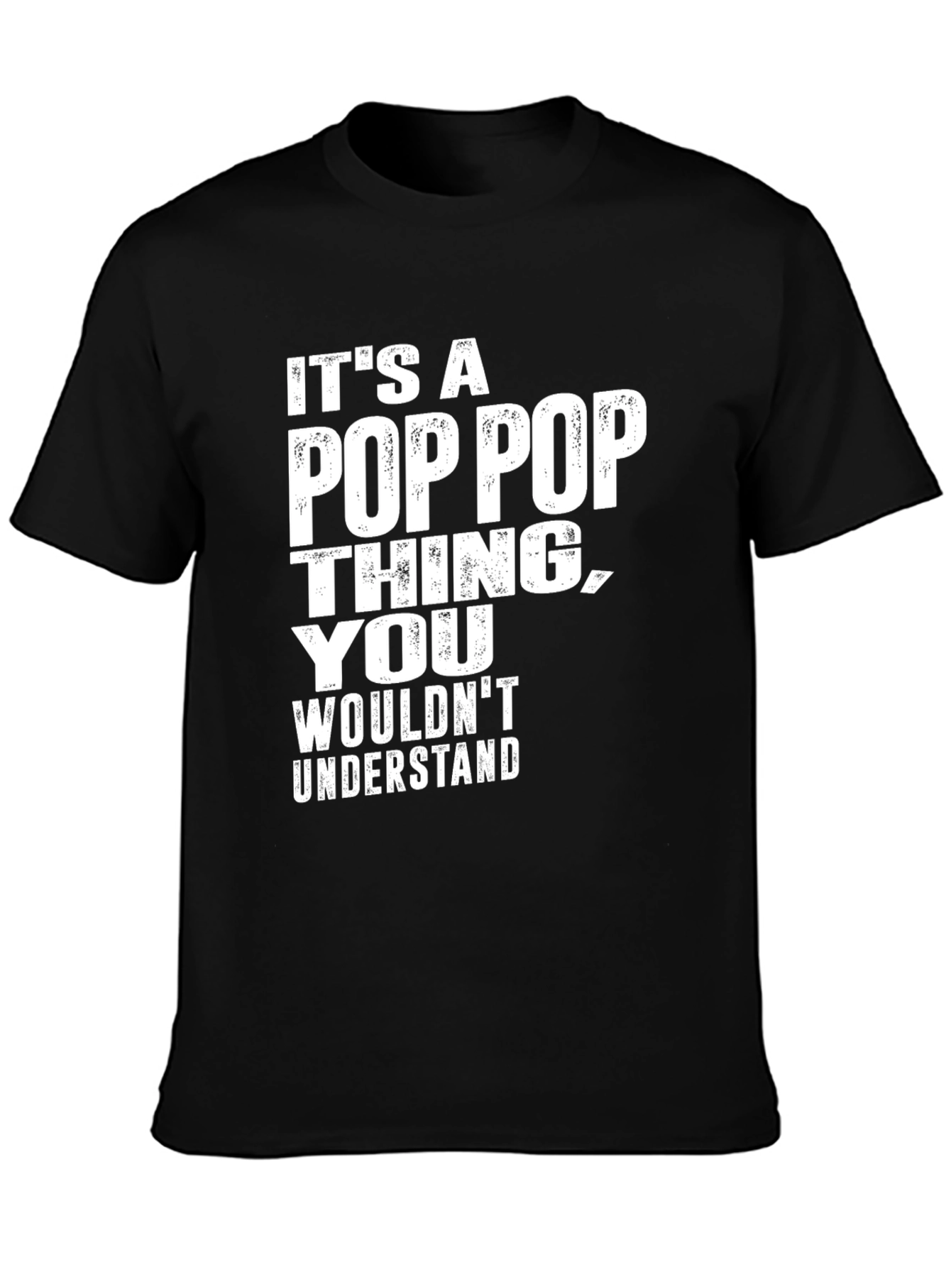 Camiseta Negra Pop Pop Thing