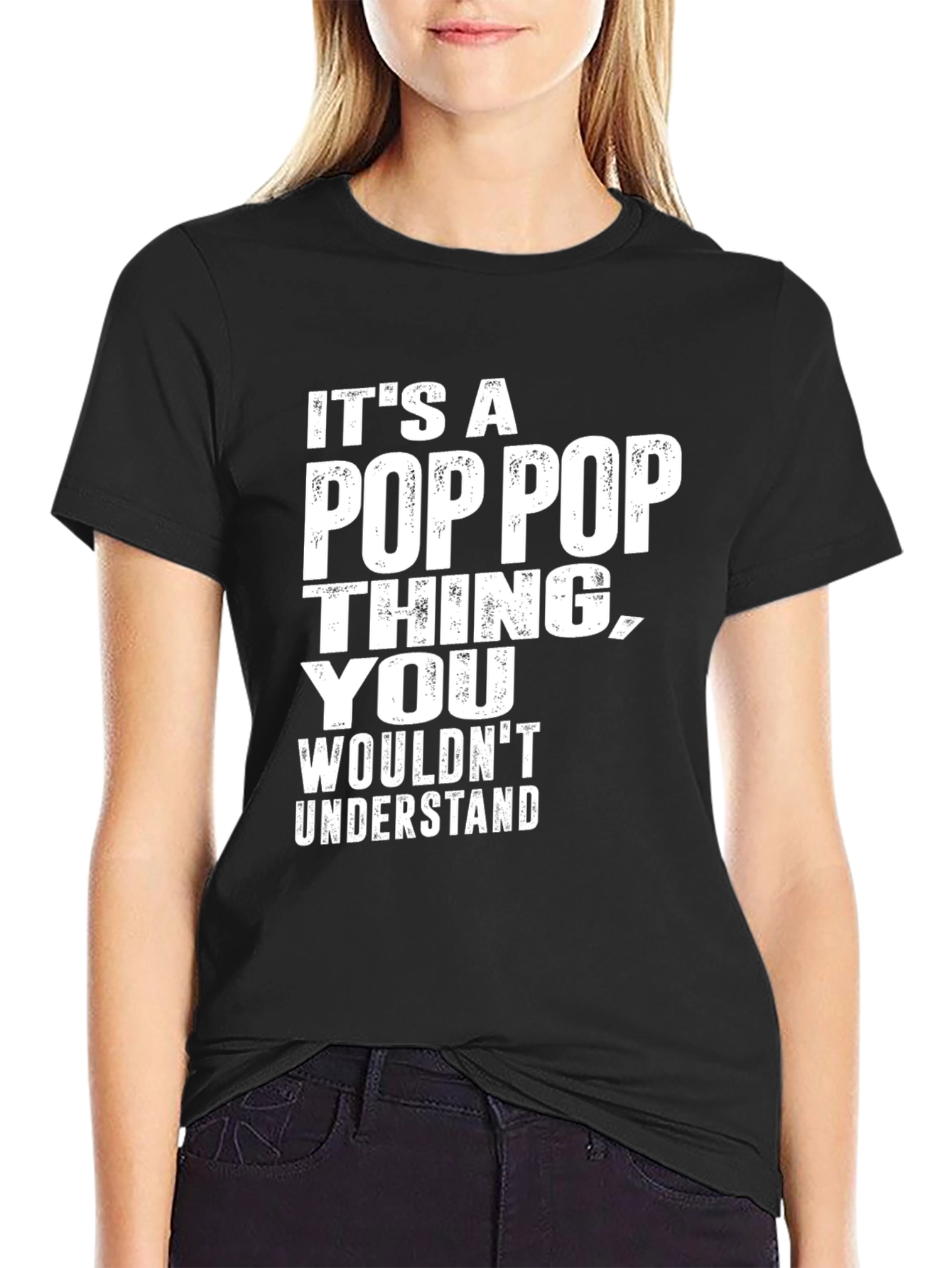 Camiseta Negra Pop Pop Thing
