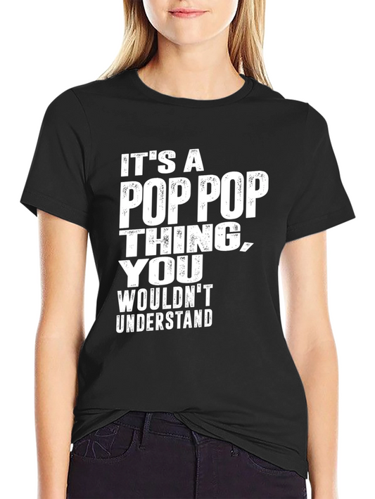 Camiseta Negra Pop Pop Thing