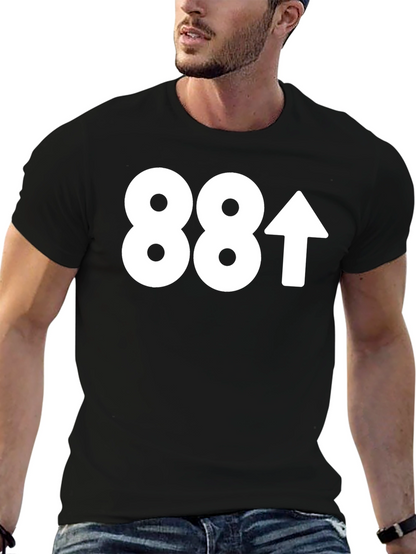 Camiseta Negra 88 Arriba - Estilo Casual