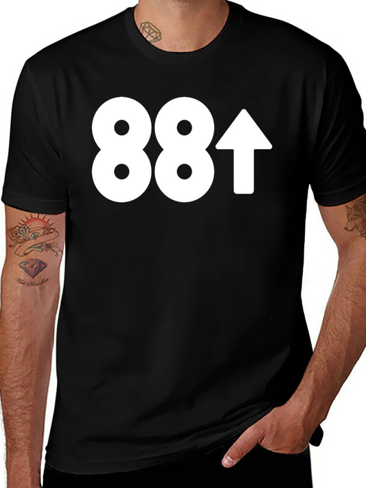 Camiseta Negra 88 Arriba - Estilo Casual