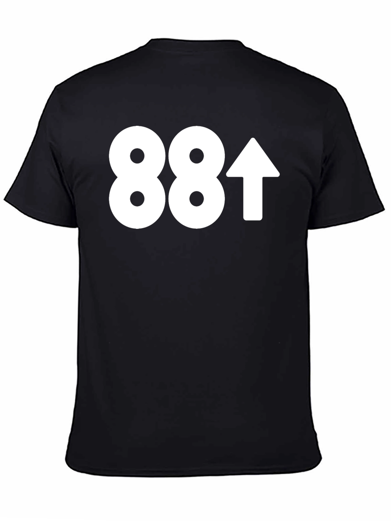 Camiseta Negra 88 Arriba - Estilo Casual