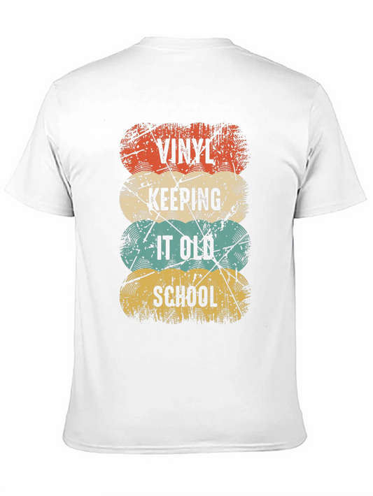 Camiseta Vintage Vinyl Keeping It Old School