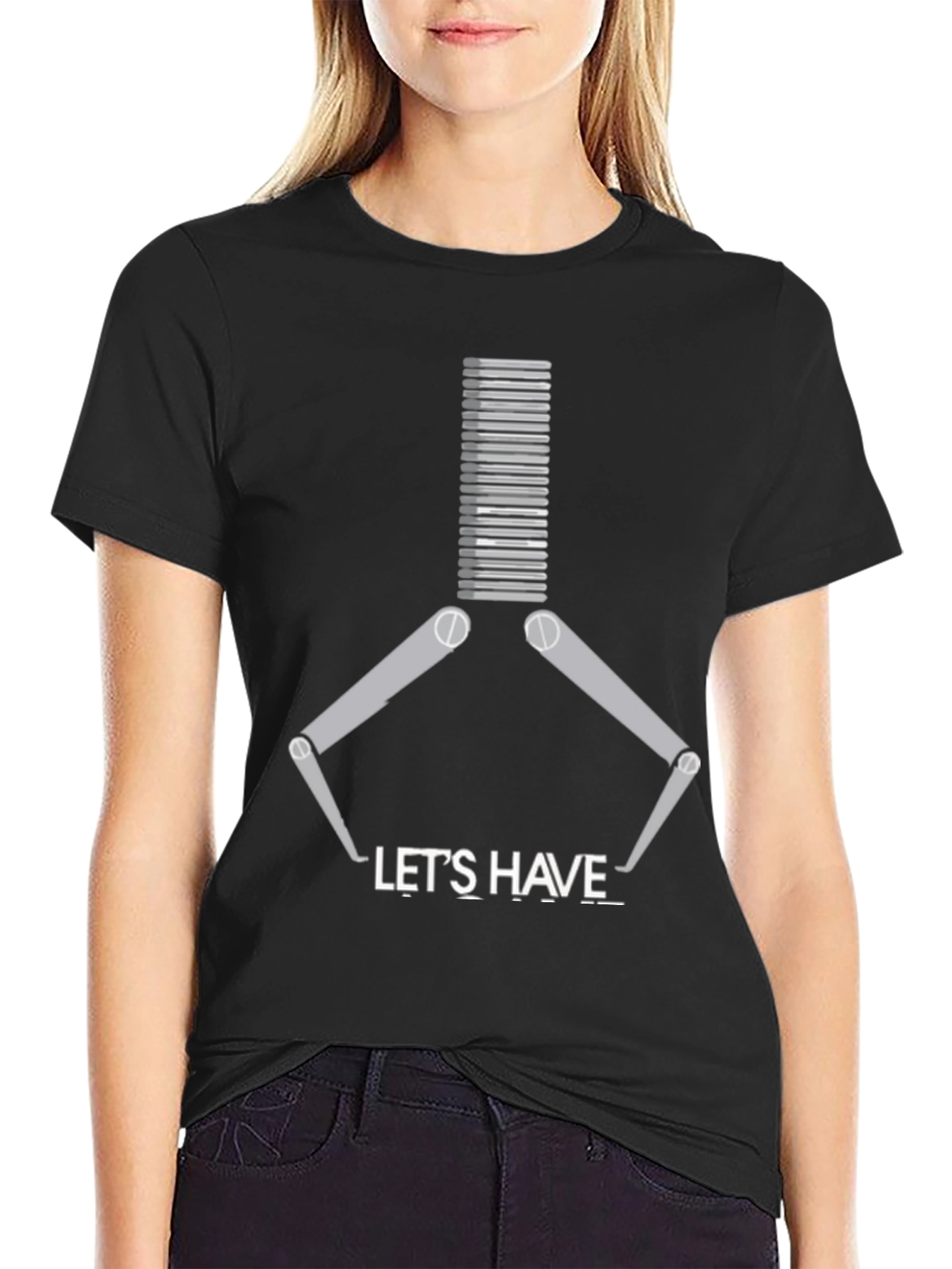 Camiseta Negra Lets Have a Claw