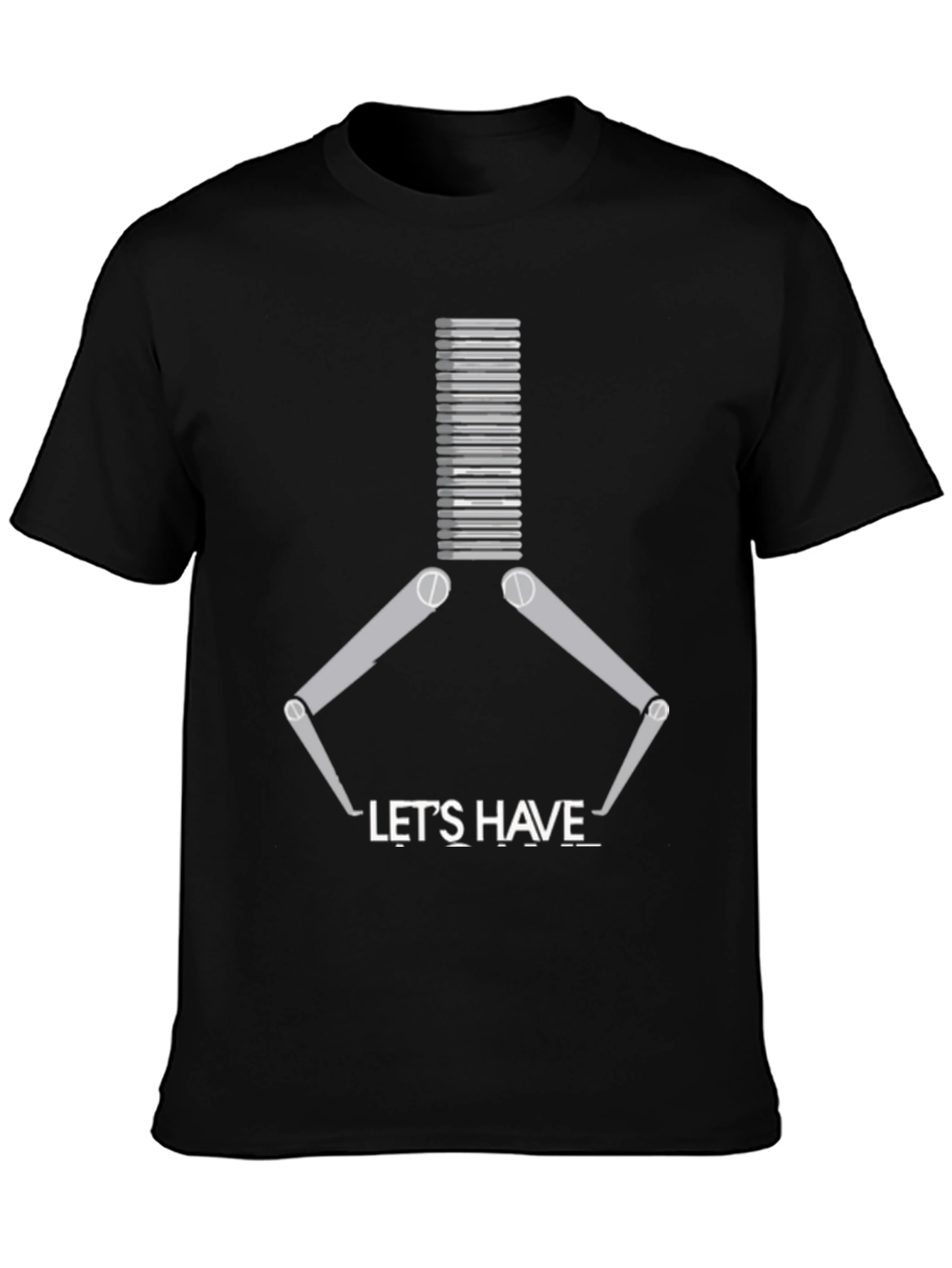 Camiseta Negra Lets Have a Claw