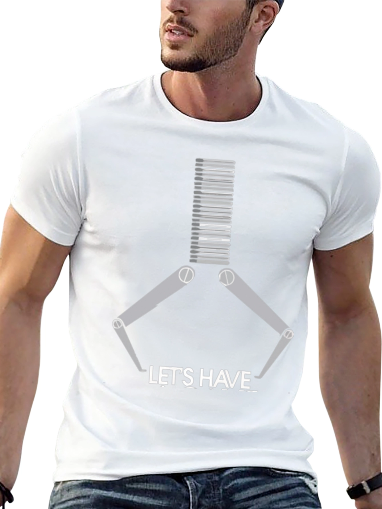 Camiseta Negra Lets Have a Claw
