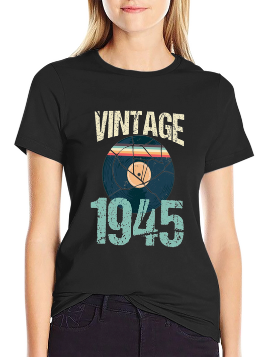 Camiseta Vintage 1945 - Diseño Retro para Coleccionistas