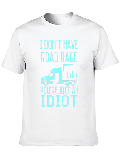 Camiseta Negra con Diseño Humorístico de Conducción