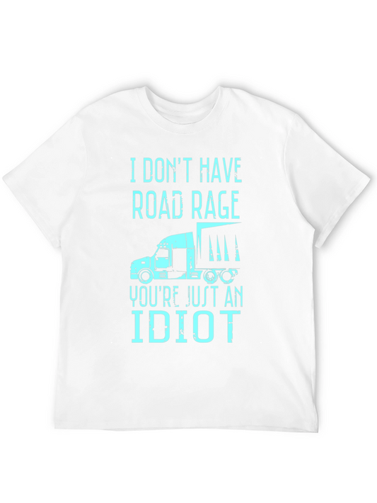 Camiseta Negra con Diseño Humorístico de Conducción