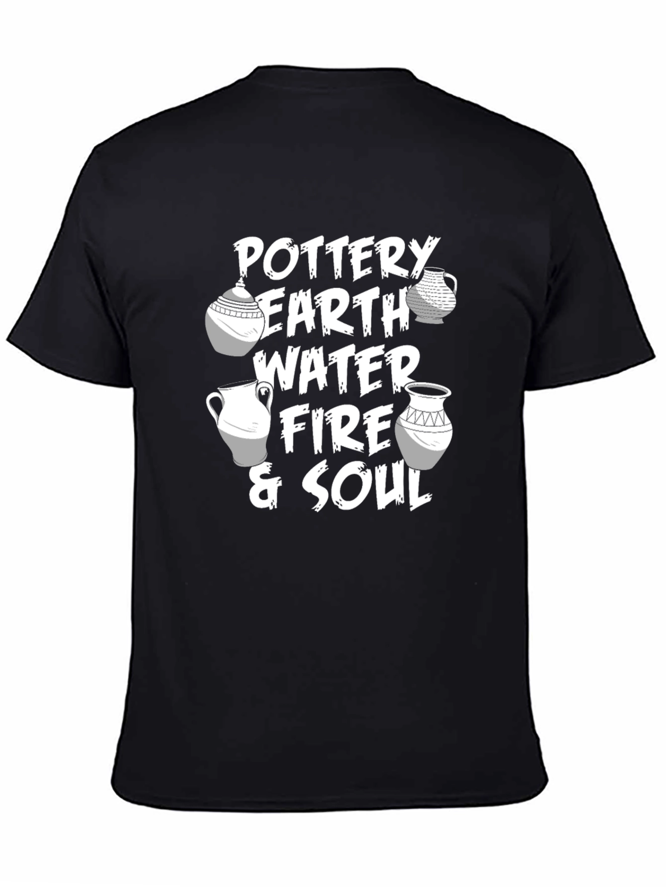 Camiseta Negra - Alfarería Tierra Agua Fuego y Alma