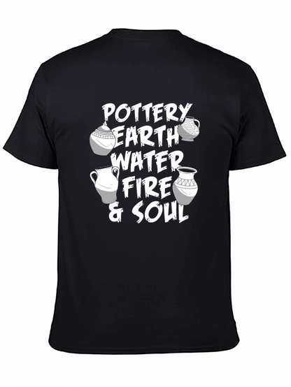 Camiseta Negra - Alfarería Tierra Agua Fuego y Alma