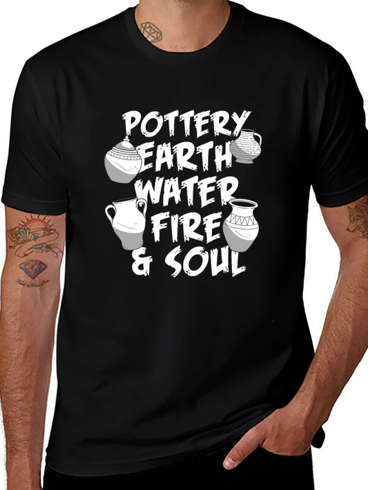 Camiseta Negra - Alfarería Tierra Agua Fuego y Alma